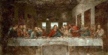  Leonardo Oil Painting - The Last Supper pre Leonardo da Vinci